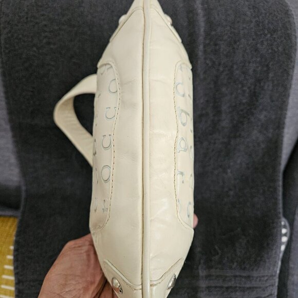 🔆3 For $20! Rocco Baracco Cream Small Leather Bag - Picture 8 of 12